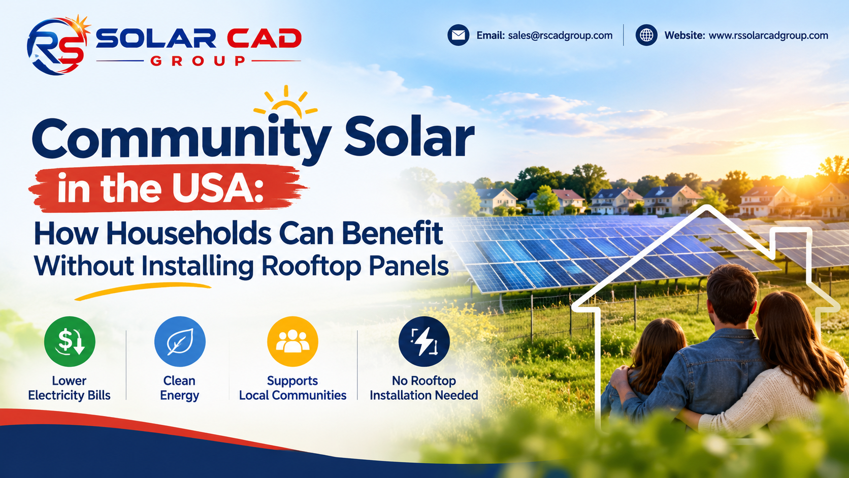 Community Solar in the USA: How Households Can Benefit Without Installing Rooftop Panels.
