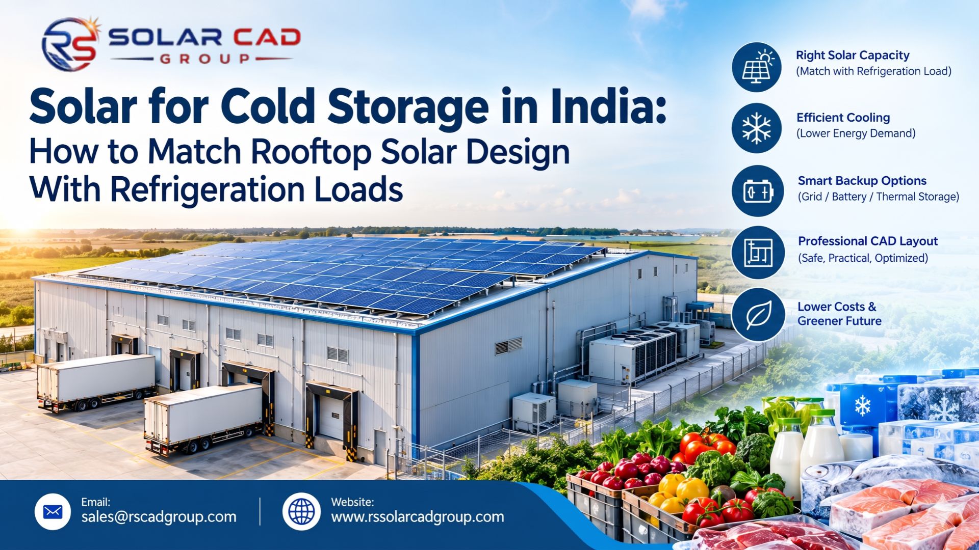 Solar for Cold Storage in India: How to Match Rooftop Solar Design With Refrigeration Loads.
