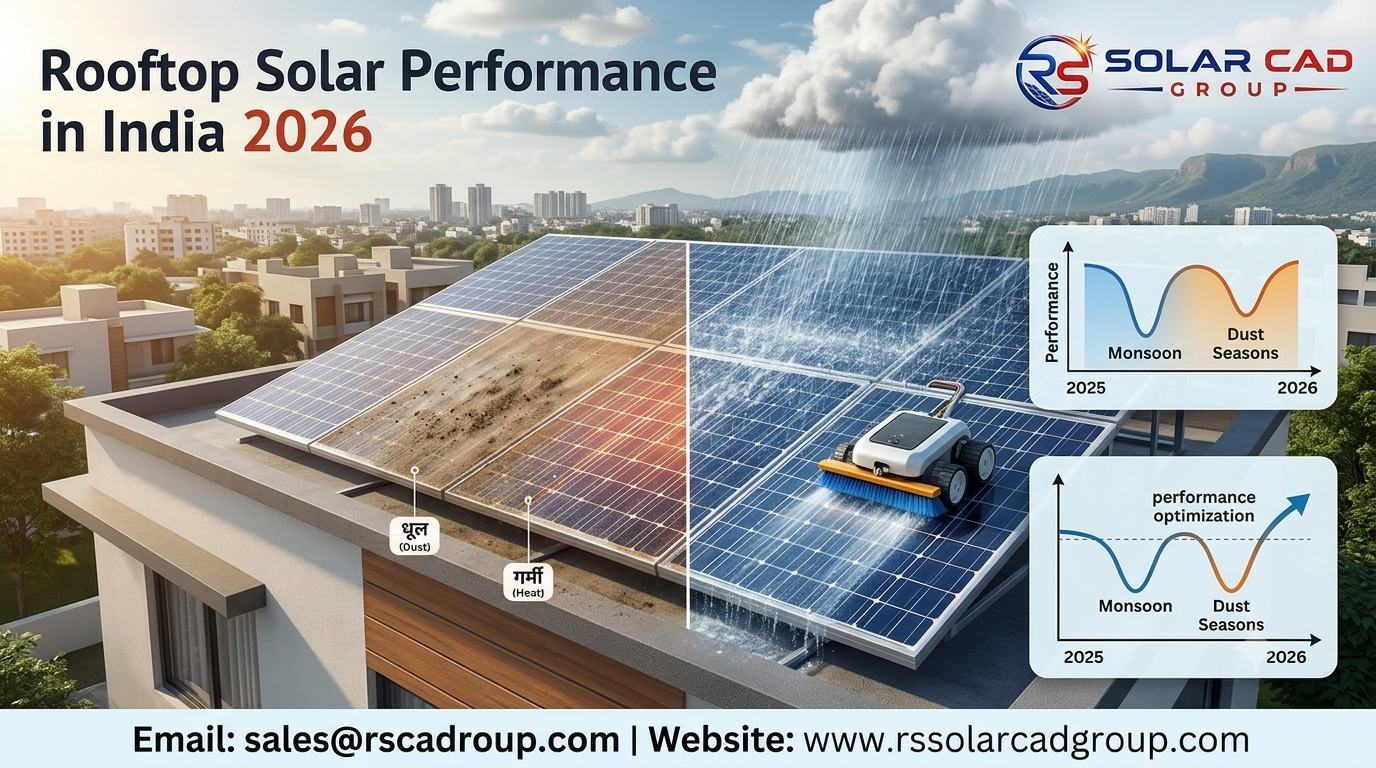 Rooftop Solar Performance in India 2026: How Heat, Dust and Monsoon Affect Power Generation.